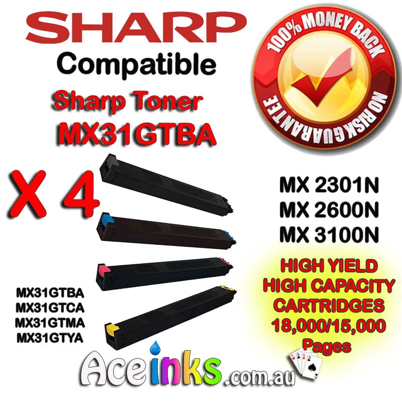 SHARP MX31GTBA MX2301N BK CMY